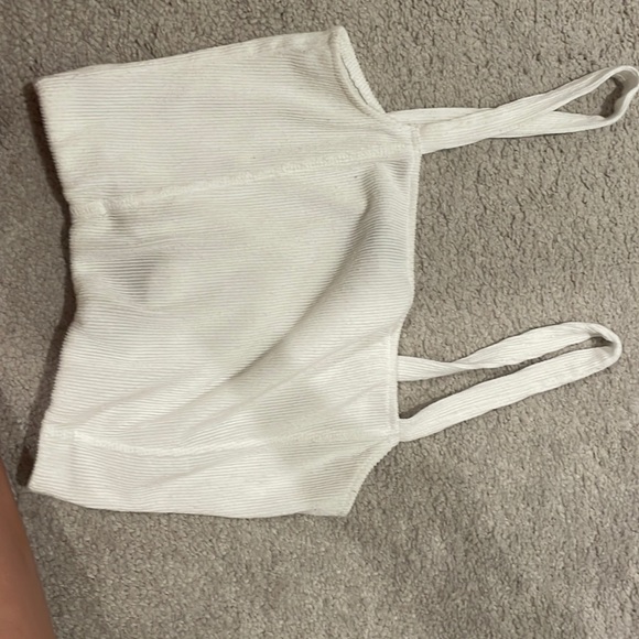 Forever 21 white top medium size - Picture 1 of 2